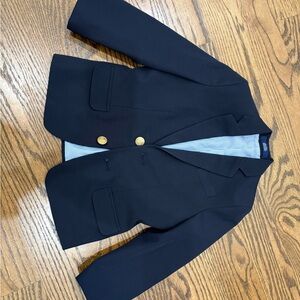 Izod Navy Blazer with Striped Lining - 4T